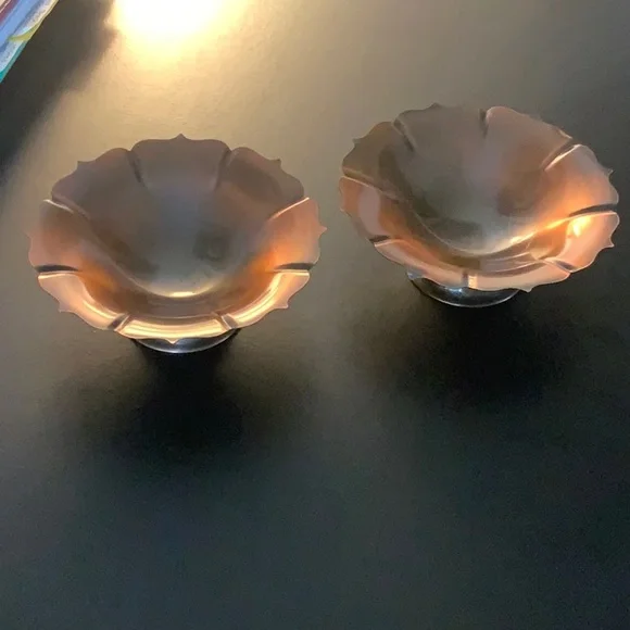 Set of copper candle votives - Picture 2 of 4